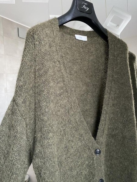 Women Closed Sweater Khaki 34 / XS / 42