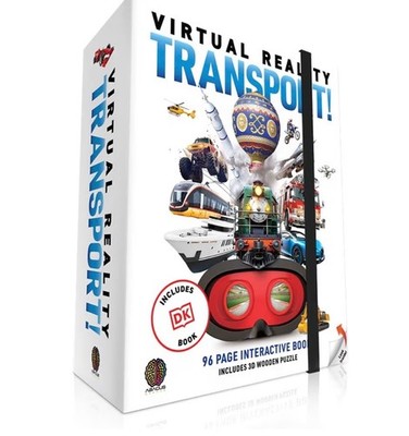 Virtual Reality Discovery Box Transport Illustrated Interactive VR Book & Google