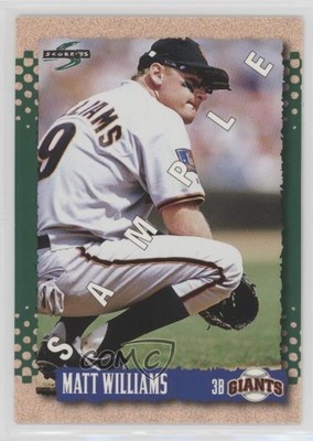 1995 Score Sample Matt Williams #5 fm0