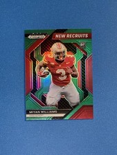 2024 Panini Prizm Draft Picks New Recruits Green Prizm Miyan Williams RC #NR-MWS