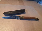 Laguiole wooden handle folding knife - VGC