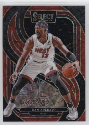2024-25 Panini Select Premier Level Red Scope Prizm 92/249 Bam Adebayo #163 1uq0