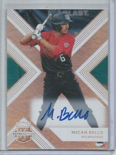 Micah Bello 2018 Panini Elite Extra Edition Autograph Rookie