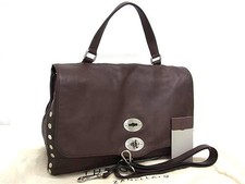 Borsa a tracolla ZANELLATO Postina in pelle 2WAY borsa donna marrone FT0524