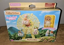 Epoch Sylvanian Families Calico Critters Baby Ferris Wheel New in Box *box wear*