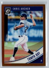 2018 Donruss Optic #147 Chris Archer MLB Tampa Bay Rays