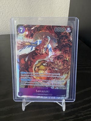 Bandai One Piece Card Game Sakazuki Special Foil OP06-065 8000 Power EN