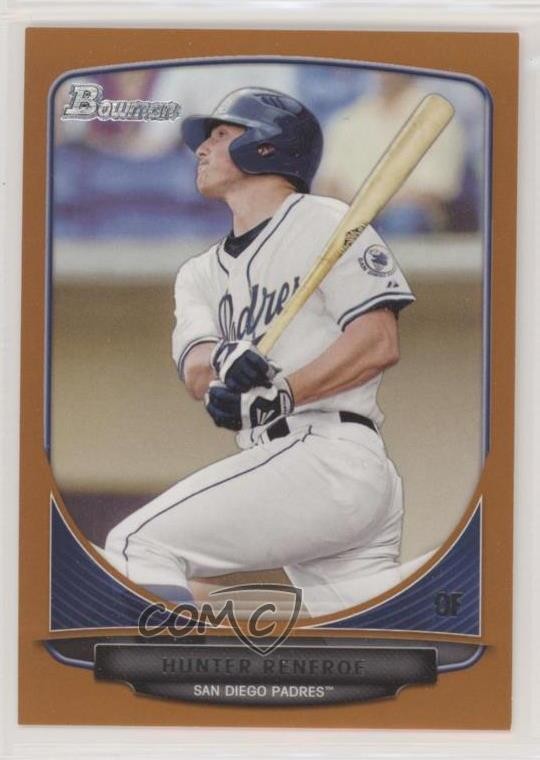 2013 Bowman Draft Draft Picks Orange 38/250 Hunter Renfroe #BDPP16 fm0