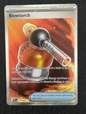 Blowtorch 117/094 PFL 2025 Pokemon Card Ultra Rare Full Art Item Trainer NM