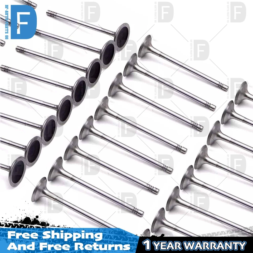 Juego de 32 válvulas de entrada y salida para BMW X5 X6 750i F06 N63N F12 F13 S63N 4,4 4,0 L Foto 4 de 4