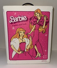 Vintage 1982 Mattel Barbie Fashion Doll Trunk Carrying Case 1004