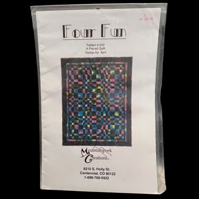 Mountainpeek Creations Quilt Pattern Four Fun #242 62 x 78 Finished