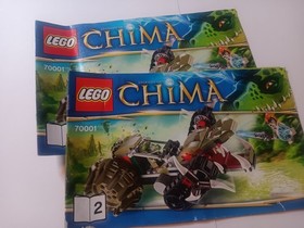 LEGO Instruction Manual Only 70001 Crawley's Claw Ripper Chima No Bricks