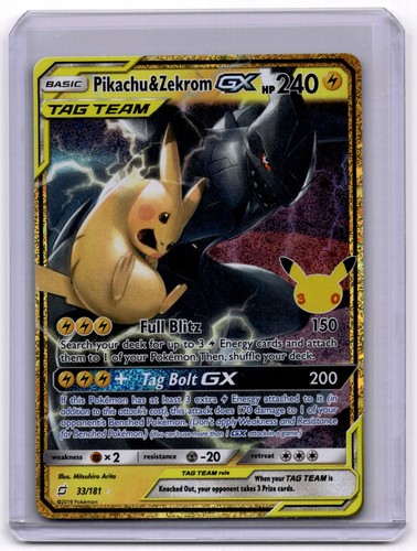 Pokémon Pikachu & Zekrom GX ME: 30th Celebration Classic Collection 33/181 NM