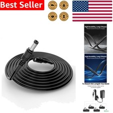 DC Power Extension Cable 6.6FT 5521 Male Female 12V CCTV Security Camera LED ...
