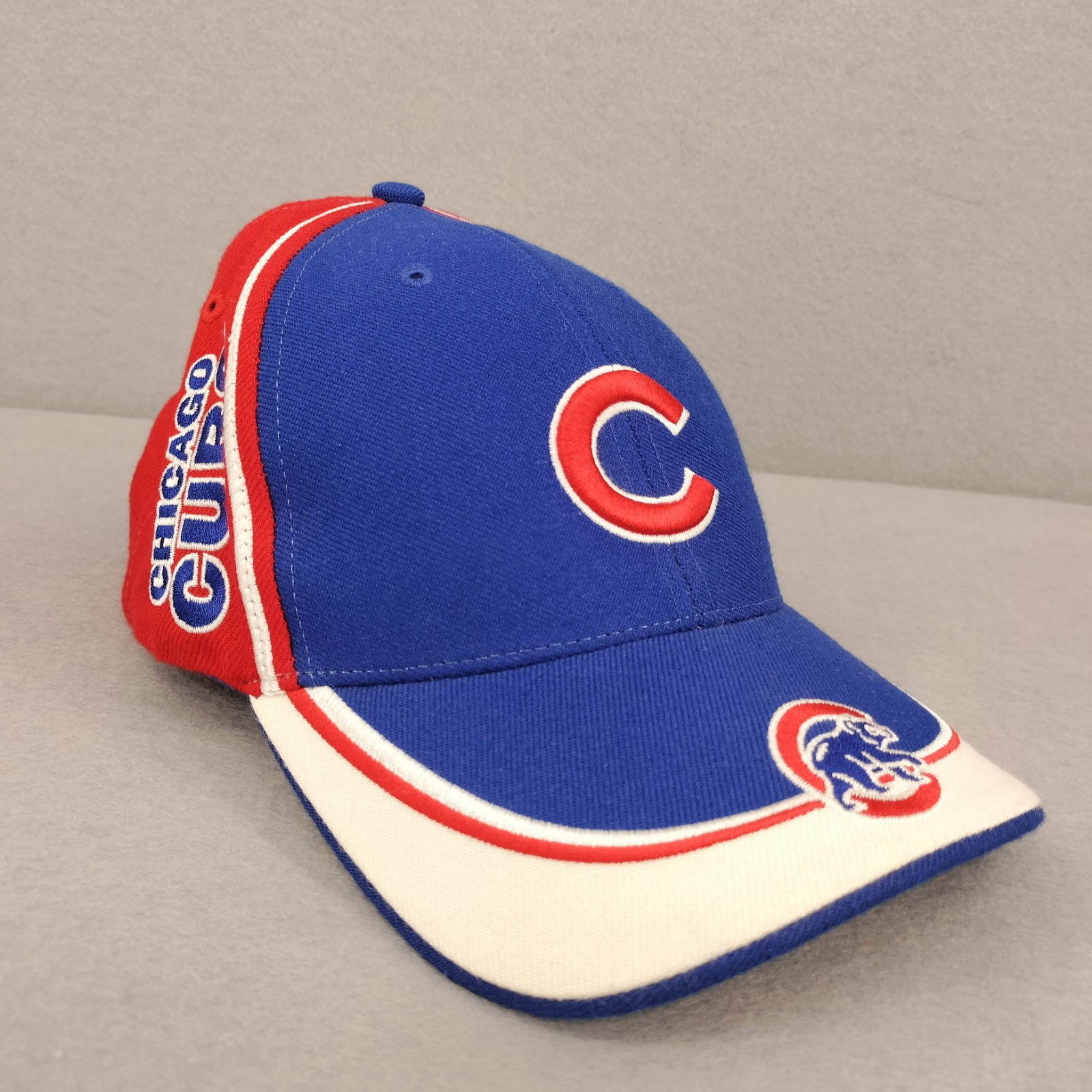Chicago Cubs Twins Enterprise VTG Adjustable Hat Wool Blend MLB Hologram Cap EUC