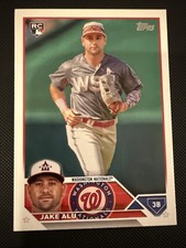 Jake Alu #US25 Topps Baseball 2023 Washington Nationals RC