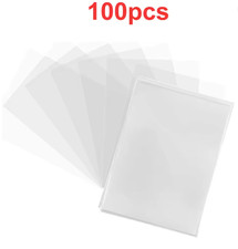 100 Pcs Transparent Playing Card Cover Clear Protector Sleeve Holder For Pokemon