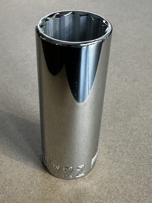 CRAFTSMAN Socket, Metric, 1/2-Inch Drive, 22mm, 12-Point (CMMT12085). 0600