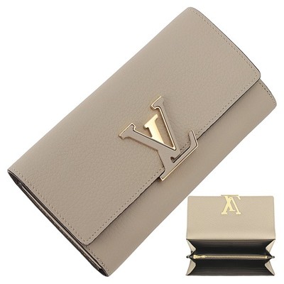 Louis Vuitton Long Wallet Portefeuille Capucine M61249 Torillon 7751