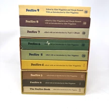 Original Foxfire Book Full Vintage Set Volumes 1-9 1973-1980