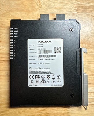 Moxa SDS-3008 Compact Industrial 8 Ports Smart Ethernet Switch - New Open box