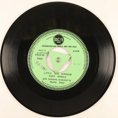 EDDY ARNOLD - LITTLE MISS SUNBEAM - 1957 UK VINYL 7'' SINGLE SIDED PROMO - VG+