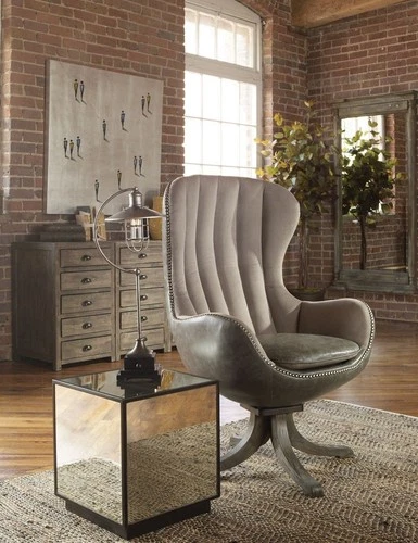 Spiro - 21.63 inch End Table - 19.75 inches wide by 19.75 inches deep Accent - Picture 3 of 6