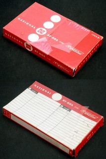 One(1) National Panasonic cassette tape RT 60A Paper case Japan ver Very good