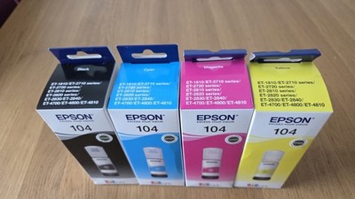 Nachfülltinte für Epson Eco-tank, Multipack 4 Stk