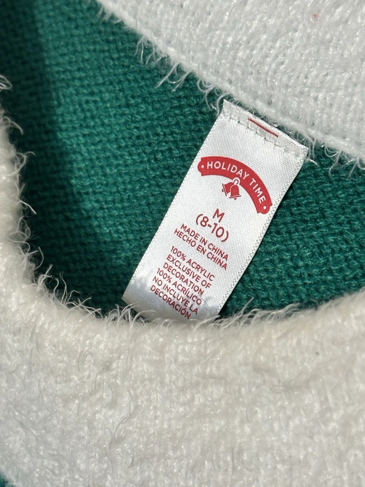 Holiday Time small holiday Christmas Tree ugly sweater short sleeve top Foto 4 de 4