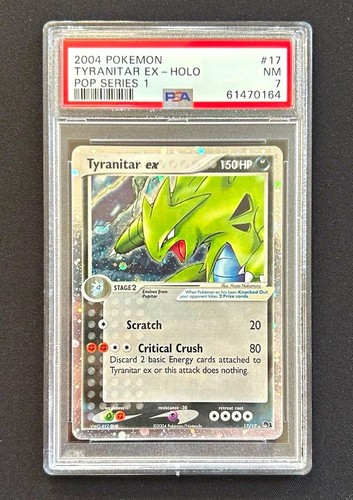 Tyranitar ex graded PSA 7 for sale on eBay