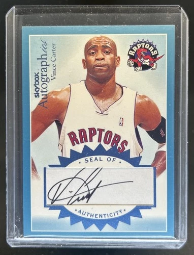 2003-04 Skybox Autographics Vince Carter Auto #/600 Raptors
