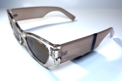 NEW MAX EDITION Taupe Gold Classic ME7014 Sunglasses + Case