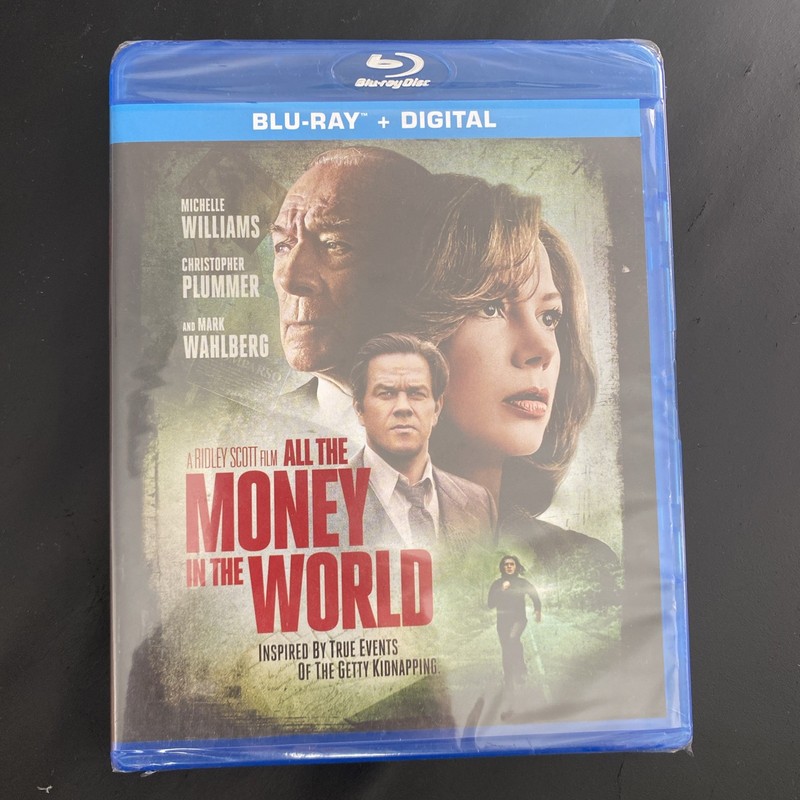 All The Money In The World [Blu-ray] No Digital LIKE NEW!
