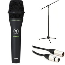 Mackie EM-89D Cardioid Dynamic Vocal Microphone with Stand and Cable