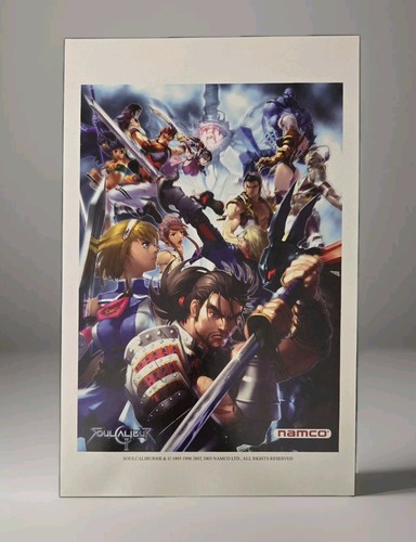 Soul Calibur 2 Limited Edition Gamestop Promotional Lithograph - 9" x 14"