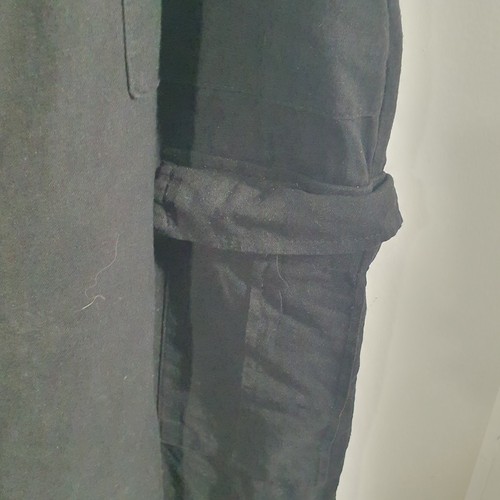 Anko Black Linen Blend Cargo Midi Skirt Sz 18 - Picture 2 of 7