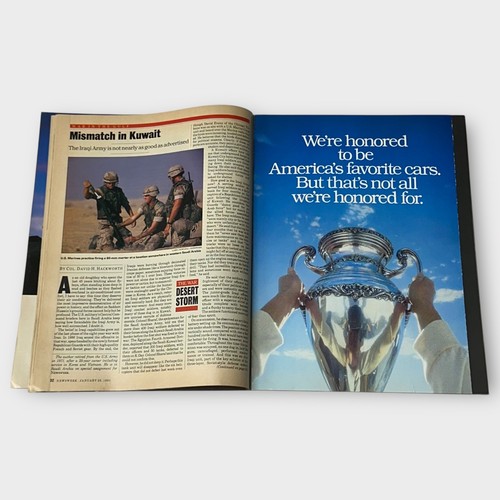 Newsweek Magazine January 28, 1991 America At War Desert Storm No Label - Picture 8 of 10