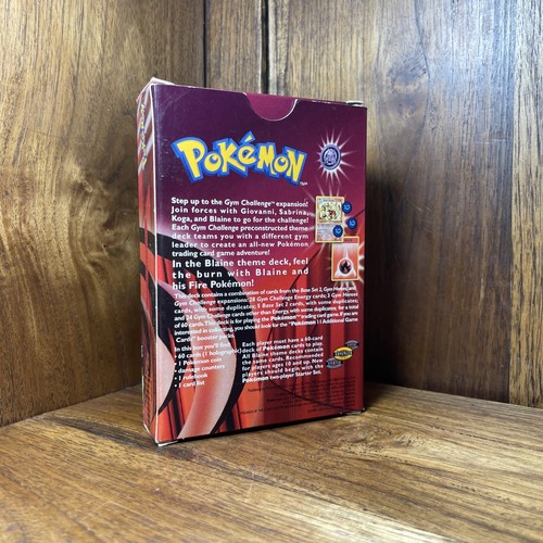 🔥 Blaine Gym Challenge Theme Deck Opened Pokemon - Holo Blaine's Arcanine 1/132 - Picture 17 of 23