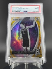 2023-24 Panini Spectra - Titan Victor Wembanyama #8 GOLD PRIZM 10/10 Bookend SSP