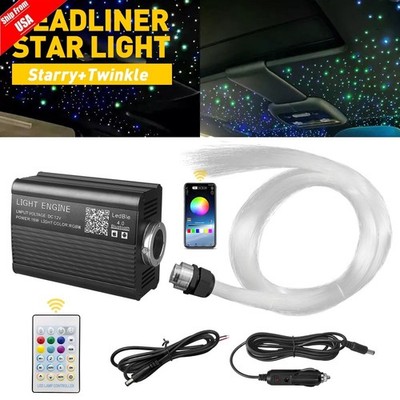 500pc/Set Headliner Star Light Roof Twinkle Ceiling Light Optic Fiber Car Home