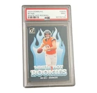 2024 Panini Donruss Bo Nix White Hot Rookies Rookie Card #WH9 PSA 9