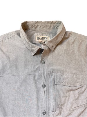 Duluth Trading Sol Survivor Shirt Men XL Vented Performance Roll Sleeves Hiking