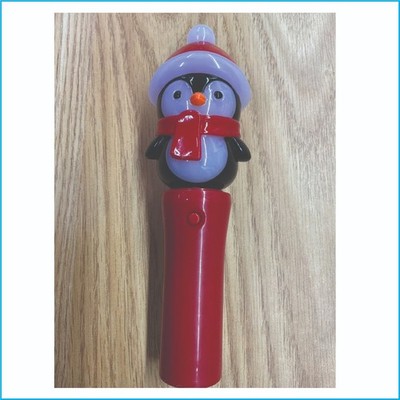 Penguin Festive Voice Light Up Spinner Christmas Toy Kids Holiday Gift Fun