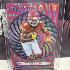 2023 Panini Illusions Rashee Rice #29 Mystique Pink /399 RC Chiefs