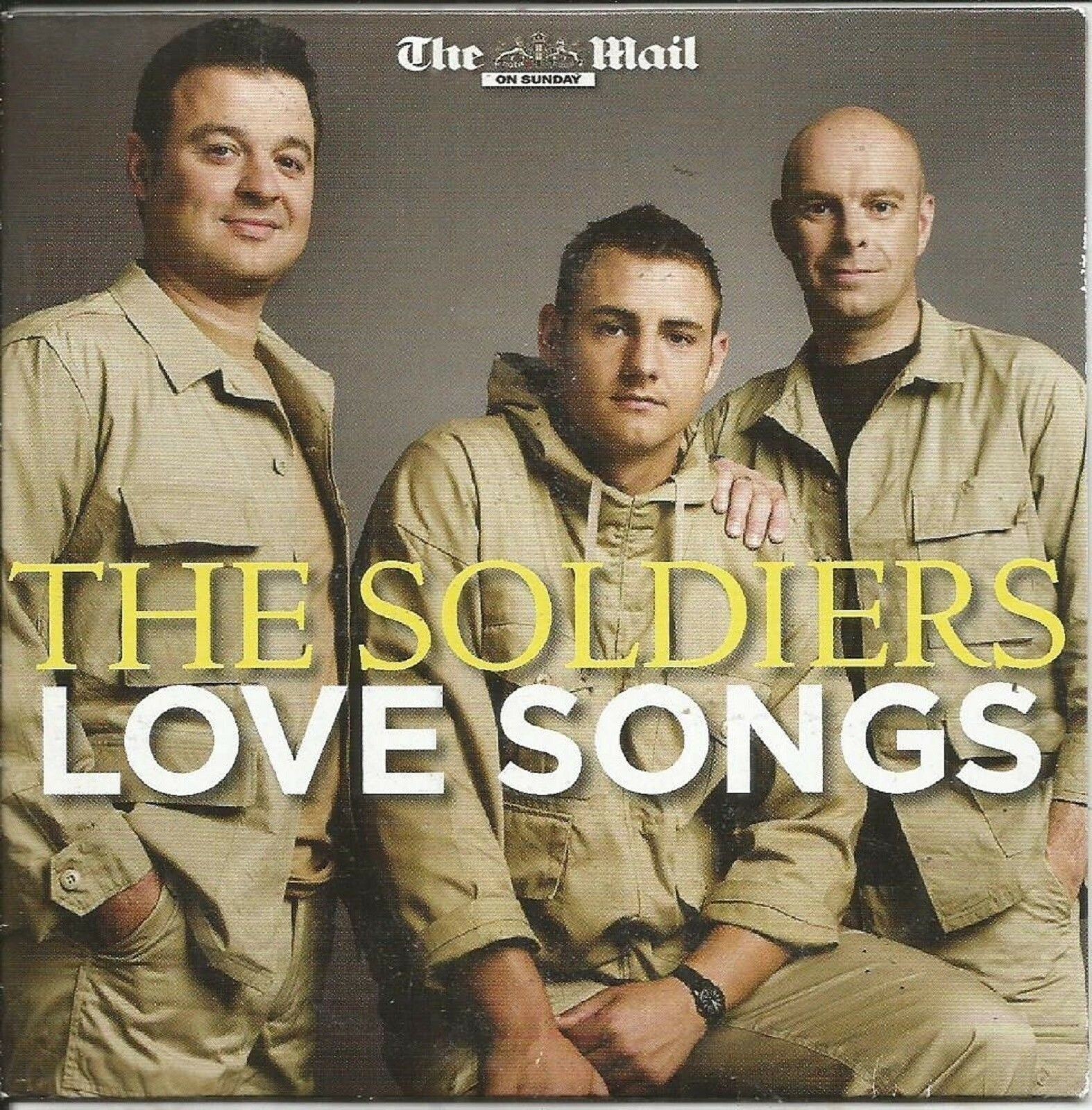 THE SOLDIERS - LOVE SONGS - MAIL ON SUNDAY PROMO CD