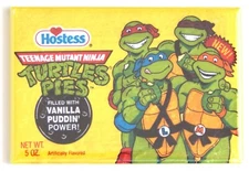 Teenage Mutant Ninja Turtles Pudding Pie FRIDGE MAGNET