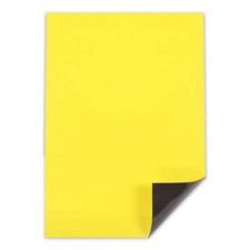 5x Pack YELLOW Magnetic Sheet A4 0.8mm Coloured Craft Labelling Scrapbooking