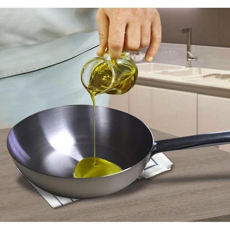 Padella saltapasta professionale in alluminio puro 28 cm 100% Made in Italy - Immagine 4 di 4